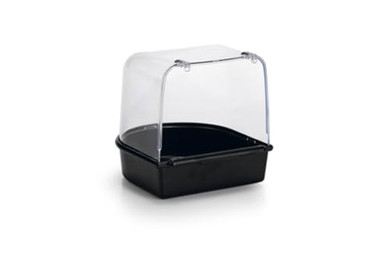 Produktbild von Beeztees Badehaus aus Kunststoff 13x13x13 cm schwarz