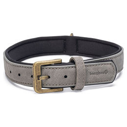 Produktbild von Beeztees Balacron Ax Hundehalsband Kunstleder Grau
