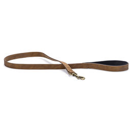 Produktbild von Beeztees Balacron Ax Hundeleine Kunstleder Braun 100 cm x 25 mm - 100 cm