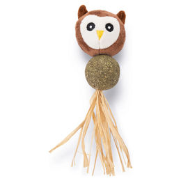 Produktbild von Beeztees Catnip Spielzeug Uily Eule braun