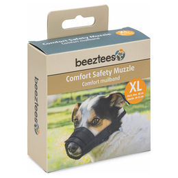 Produktbild von Beeztees Comfort Maulkorb verstellbar schwarz