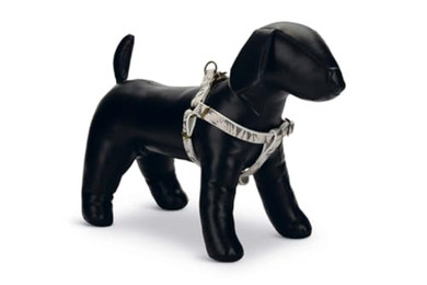 Produktbild von Beeztees Designed by Lotte Hundegeschirr Nylon 20 mm x 46-75 cm Beige