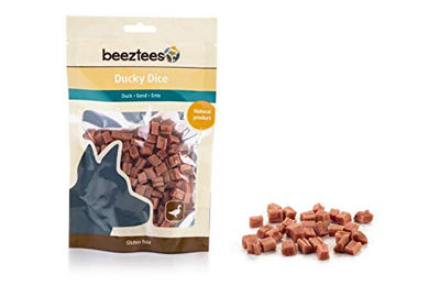 Produktbild von Beeztees Ducky Dice Entenbrust Snacks - 8 x 100 g