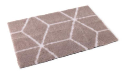 Produktbild von Beeztees Eco Drybed Qub Hundebett Bench Beige/Weiss 89x60 cm