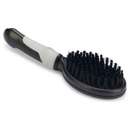 Produktbild von Beeztees Fellbürste Pflegebürste schwarz/grau