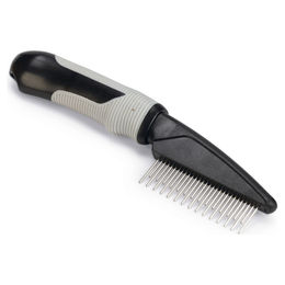 Produktbild von Beeztees Fellkamm Profur mit rotierenden Zinken schwarz/grau