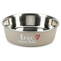 Beeztees Futternapf Hundenapf First Bite grau – Bild 1 von 2