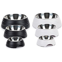 Produktbild von Beeztees Futternapf Melamin Rimpu schwarz - 510 g