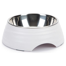 Produktbild von Beeztees Futternapf Melamin Rimpu weiß - 17,4 g