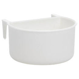 Produktbild von Beeztees Futternapf Vogelnapf rund Kunststoff weiß