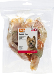 Produktbild von beeztees Getrocknete Kaninchenohren mit Huhn - 250 g