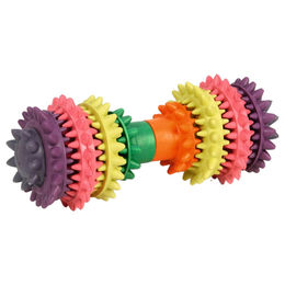 Beeztees Gummi Dental Pflegehantel Hundespielzeug – Bild 1 von 2