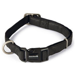 Produktbild von Beeztees Halsband Macleather 25 mm x 45-70 cm schwarz
