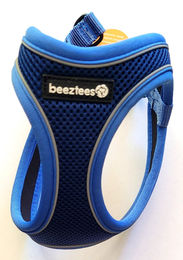 Produktbild von Beeztees Hunde-Geschirr Premium Parinca Step-In blau
