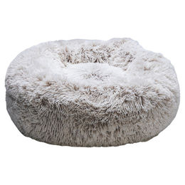 Produktbild von Beeztees Hundebett Ortho Siba aus Plüsch beige, Maße: 60 x 60 x 25 cm