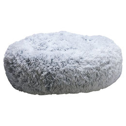 Produktbild von Beeztees Hundebett Ortho Siba aus Plüsch grau, Maße: 70 x 70 x 25 cm