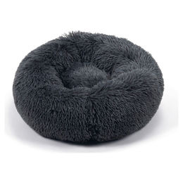 Produktbild von Beeztees Hundebett Yali Plüsch grau - 50 cm