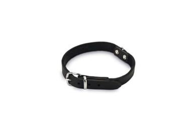 Produktbild von Beeztees Hundehalsband Leder schwarz