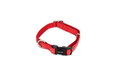 Produktbild von Beeztees Hundehalsband Mac Leder rot