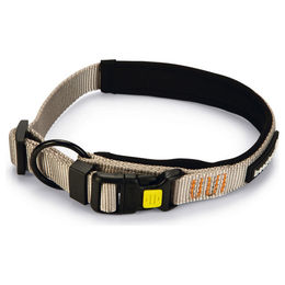 Produktbild von Beeztees Hundehalsband Parinca Premium Nylon hellgrau