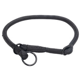 Produktbild von Beeztees Hundehalsband Parinca Premium rund Nylon schwarz - 60 cm