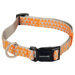 Produktbild von Beeztees Hundehalsband Triangle hellgrau