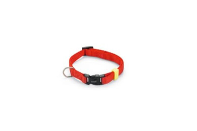 Produktbild von Beeztees Hundehalsband Uni rot