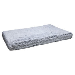 Produktbild von Beeztees Hundekissen Ortho Siba aus Plüsch grau, Maße: 120 x 80 x 10 cm