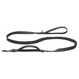 Produktbild von Beeztees Hundeleine Parinca Premium elastisch schwarz, Maße: 180 cm / 25 mm