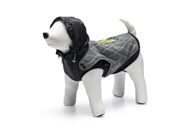 Produktbild von Beeztees Hundemantel Allia reflektierend grau