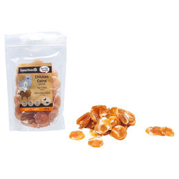 Produktbild von Beeztees Hundesnack Hähnchen Coins mit Fisch, Inhalt: 200 g