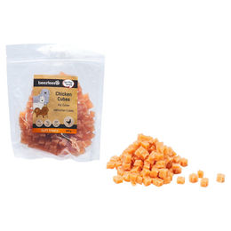 Produktbild von Beeztees Hundesnack Hähnchen Cubes, Inhalt: 400 g