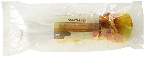 Produktbild von Beeztees Hundesnack Kauknochen mit Huhn - 180 g