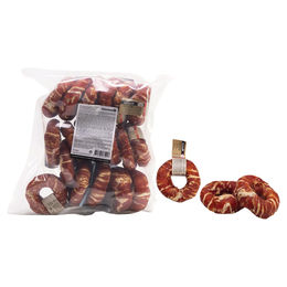 Produktbild von Beeztees Hundesnack Kauring mit Ente und Kabeljau, Durchmesser: 7,5 cm