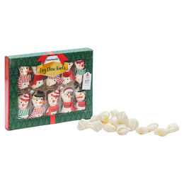 Produktbild von Beeztees Hundesnack X-Mas Schneemann Kauknoten - 10 Stück