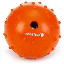 Produktbild von Beeztees Hundespielzeug Ball mit Glocke aus Vollgummi