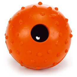 Produktbild von Beeztees Hundespielzeug Ball mit Glocke aus Vollgummi
