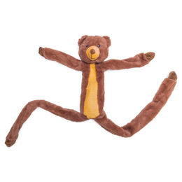 Beeztees Hundespielzeug Bär mit Seil aus Plüsch braun – Bild 1 von 3