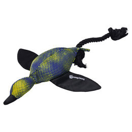 Produktbild von Beeztees Hundespielzeug Fetch Dummy Ente blau/gelb