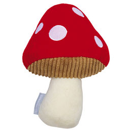 Produktbild von Beeztees Hundespielzeug Fliegenpilz Toad aus Plüsch rot/weiß