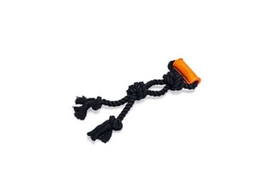 Produktbild von Beeztees Hundespielzeug Moy T-Puller Baumwolle schwarz