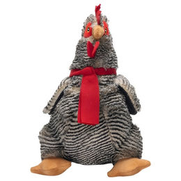 Produktbild von Beeztees Hundespielzeug Osterhuhn Henny aus Plüsch grau