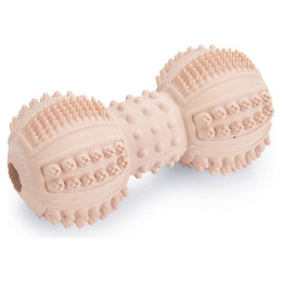 Produktbild von Beeztees Hundespielzeug Puppy Dental Hantel rosa