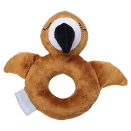 Produktbild von Beeztees Hundespielzeug Puppy Flamy terrakotta mit Rassel aus Plüsch