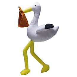 Produktbild von Beeztees Hundespielzeug Puppy Herzschlag Kuscheltier Storch