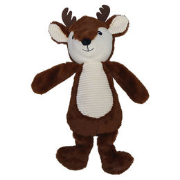 Produktbild von Beeztees Hundespielzeug Rentier Vix aus Plüsch braun