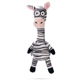 Beeztees Hundespielzeug Zebra Yip Plüsch schwarz/weiß – Bild 1 von 2