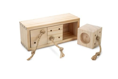 Produktbild von Beeztees Ibor Nager Intelligenzspielzeug aus Holz