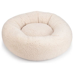 Produktbild von Beeztees Jaxx Orthopädisches Hundebett Plüsch Beige 60x60x25 cm