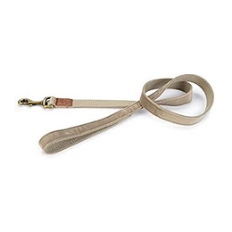 Produktbild von Beeztees K&Bz Hundeleine Velours Grau 120x25 mm - 2000 g